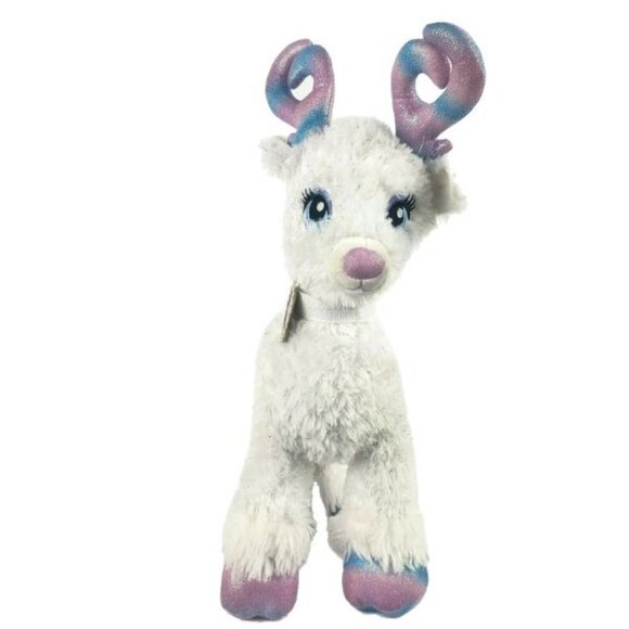 Build a Bear Glisten Reindeer Christmas Plush Color Glow Stuffed Animal BAB - Picture 2 of 7